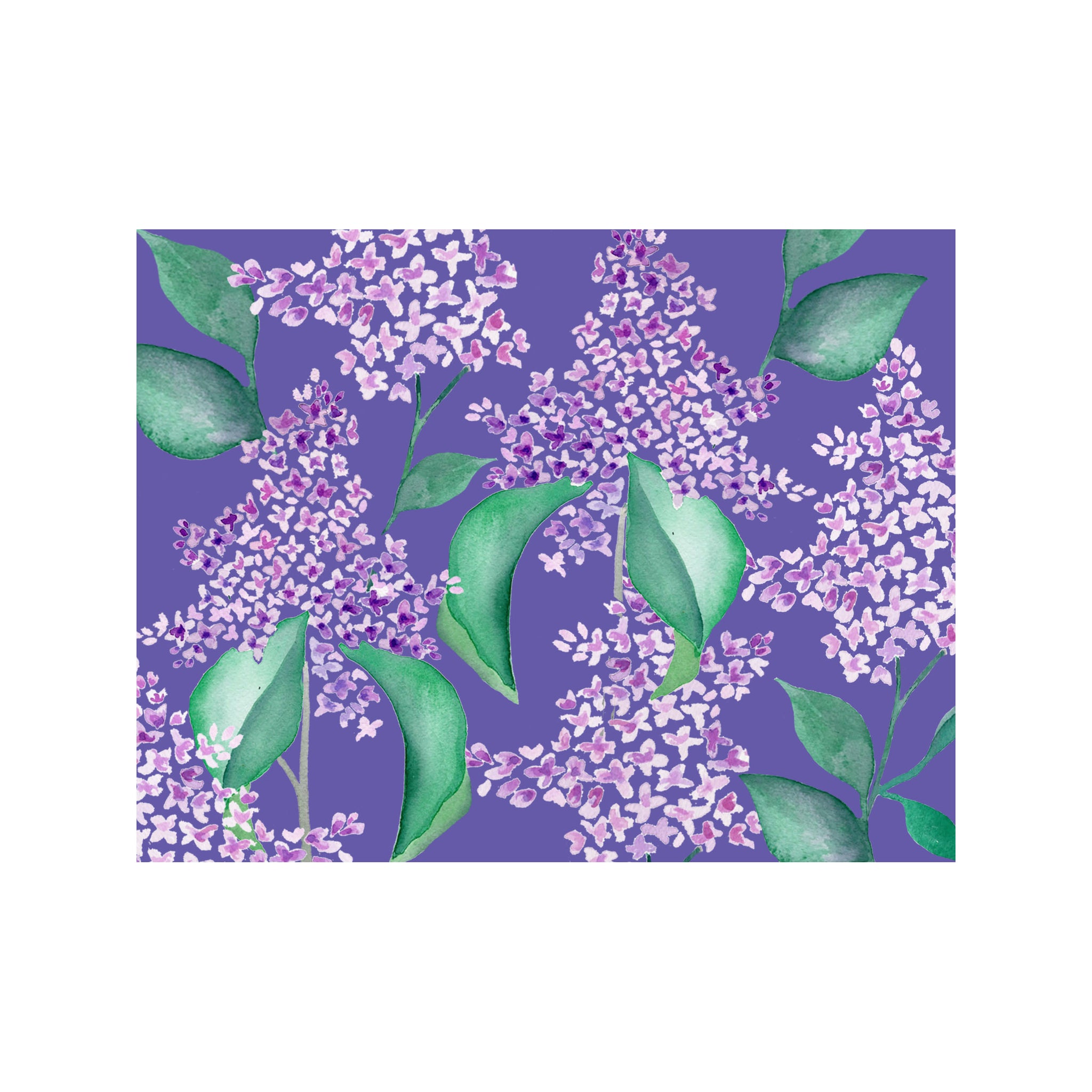 Sticker Note Lilac Lilac Note Cards - Brake Ink Stationery