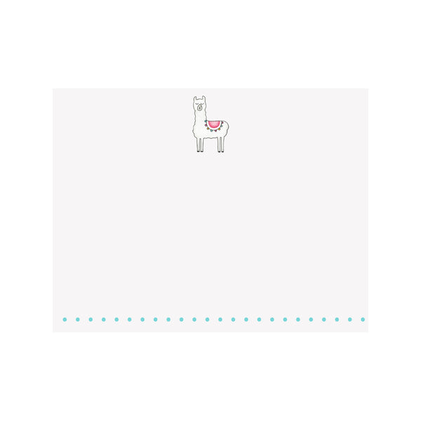 Llama Note Card - Brake Ink Stationery