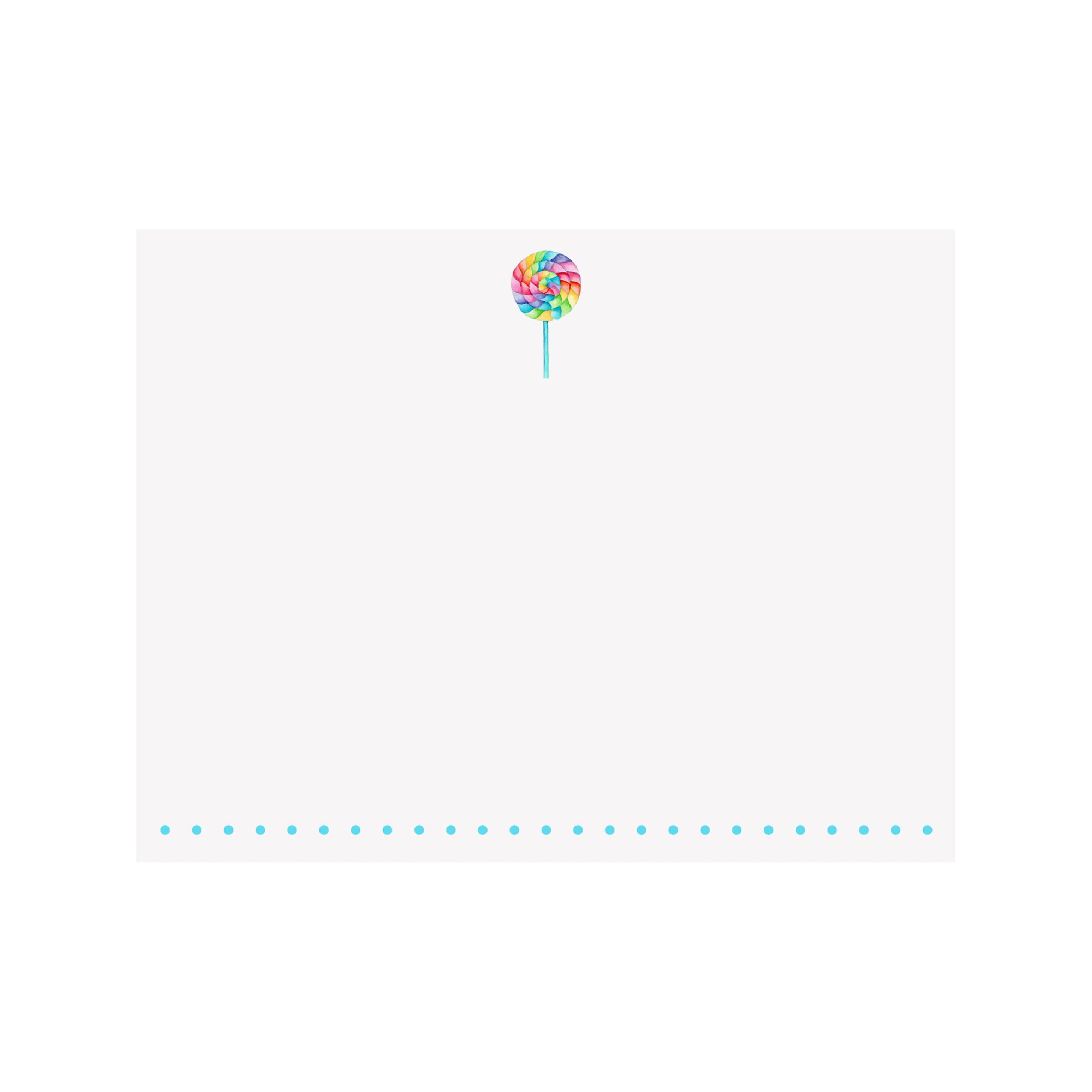 Lollipop Note Card