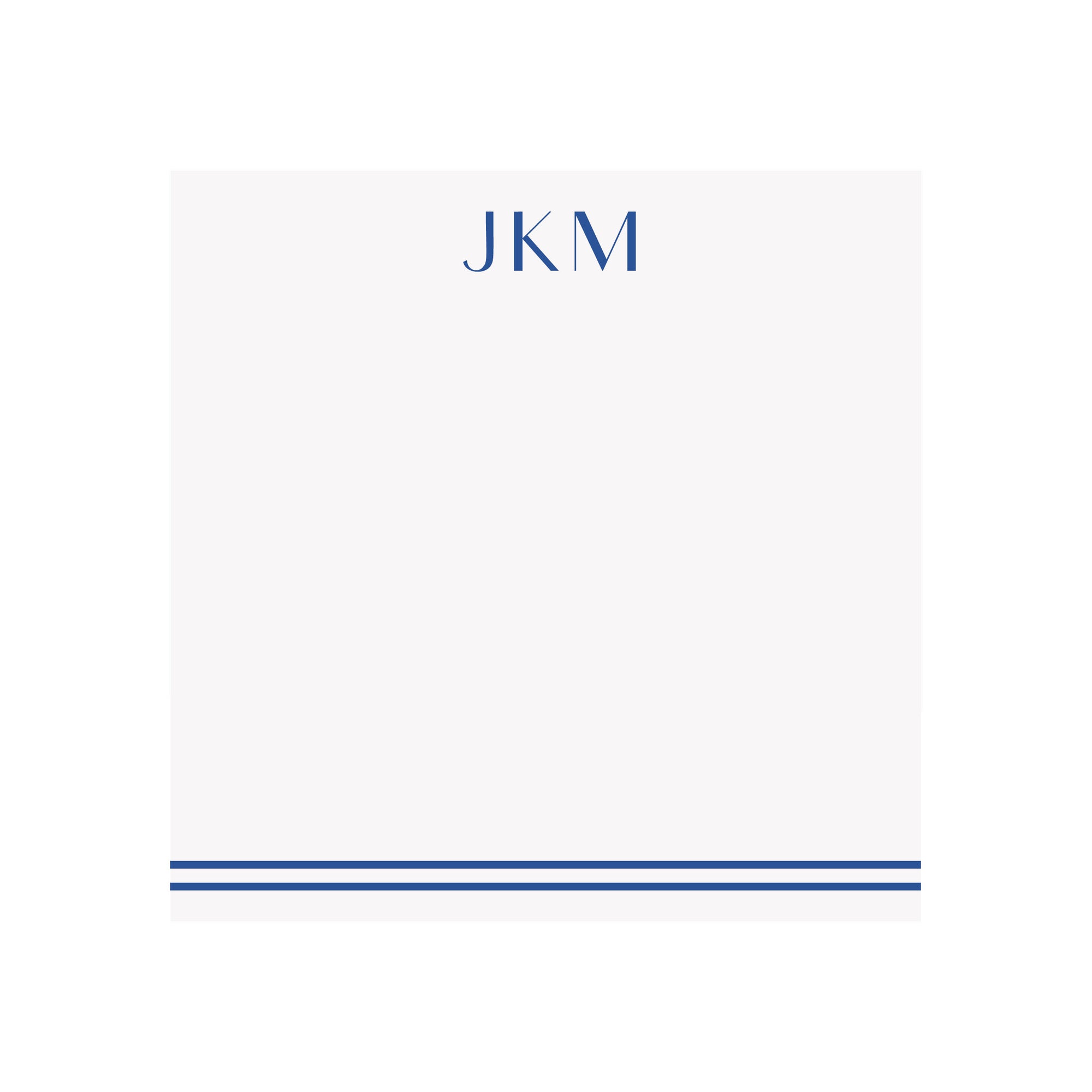 Personalized Monogram Notepad- Assorted Colors