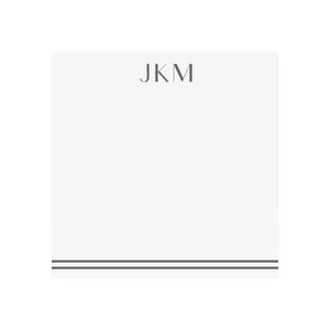 Personalized Monogram Notepad- Assorted Colors