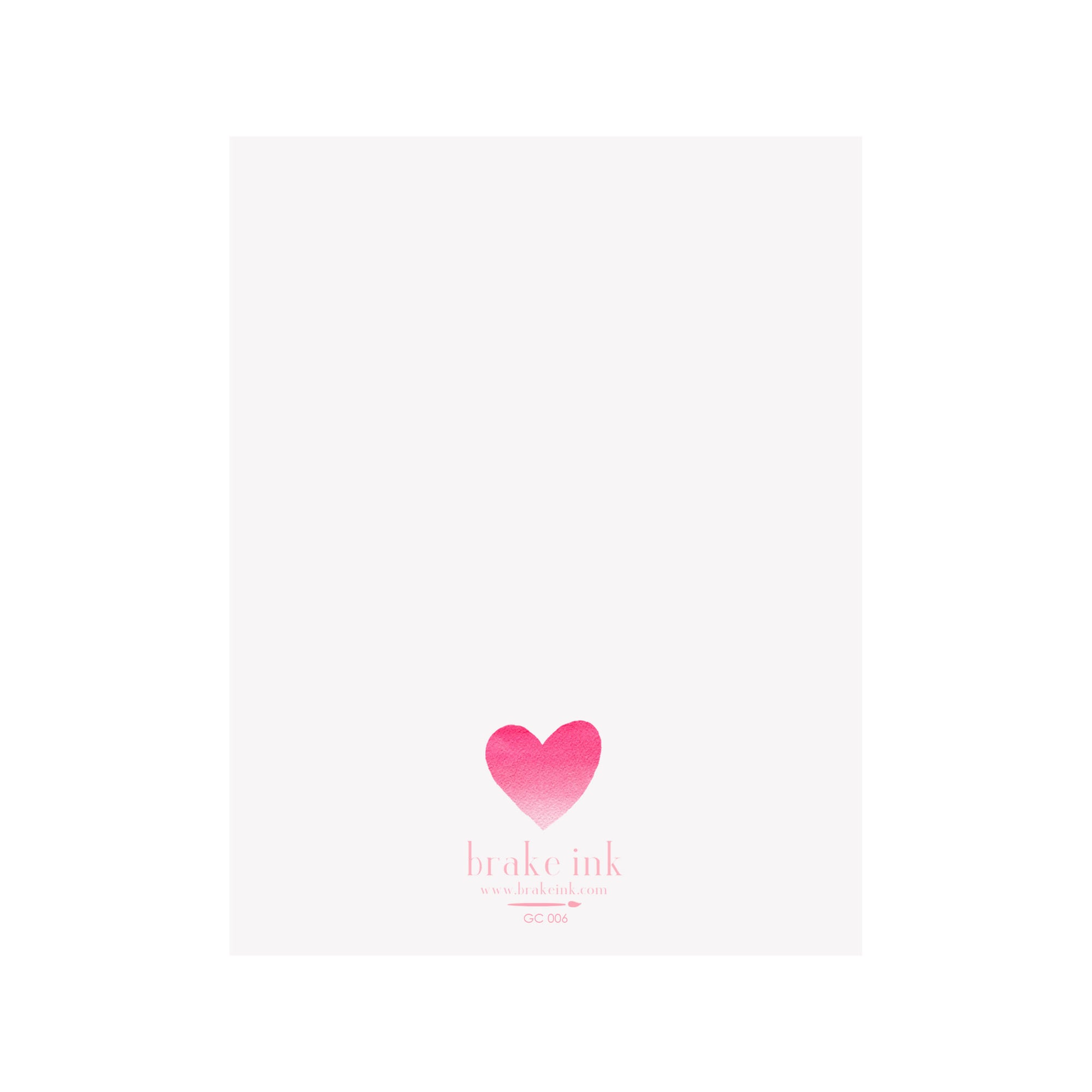 Ombre Hearts Card