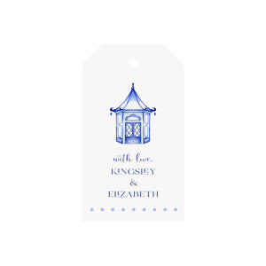 Pagoda Personalized Luggage Gift Tags