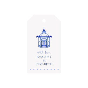 Pagoda Personalized Luggage Gift Tags