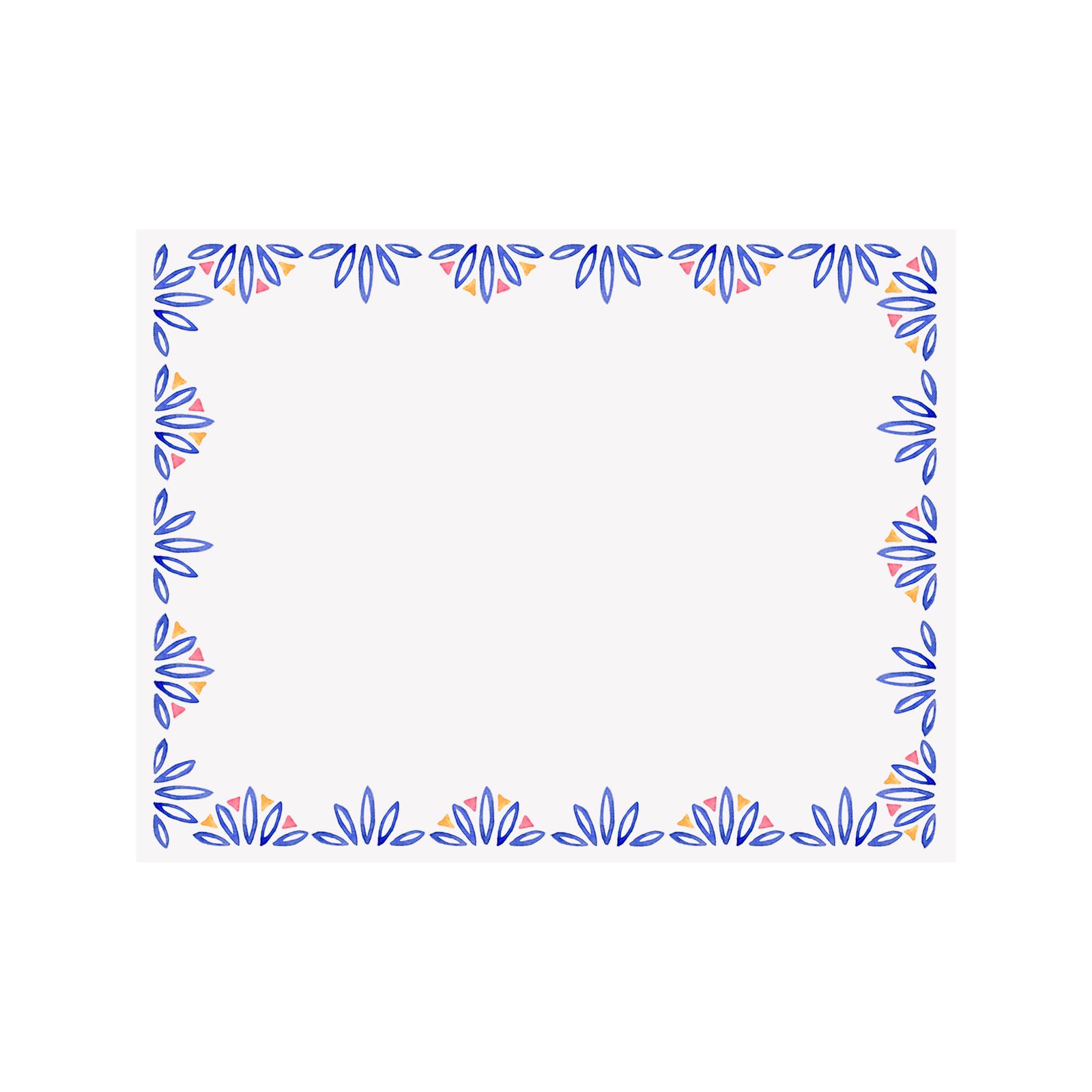 Palmetto Border Note Card