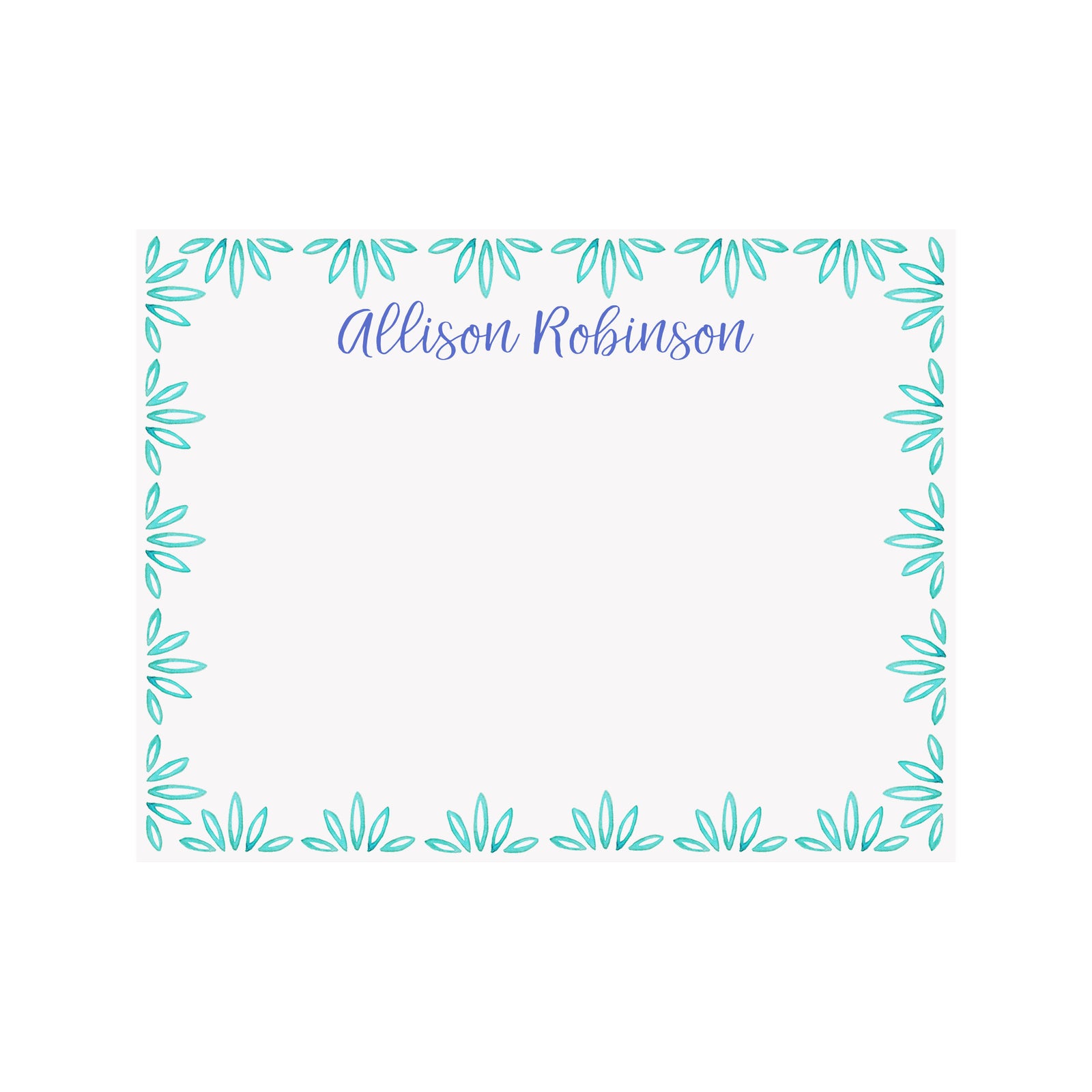 Palmetto Stationery- Teal