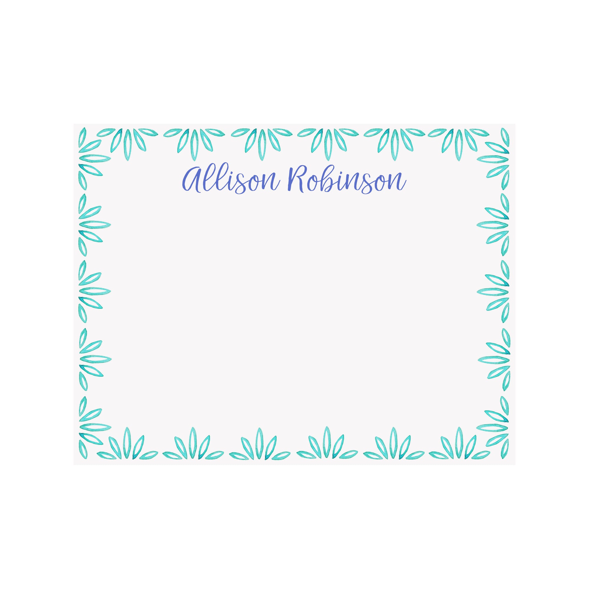 Palmetto Stationery- Teal