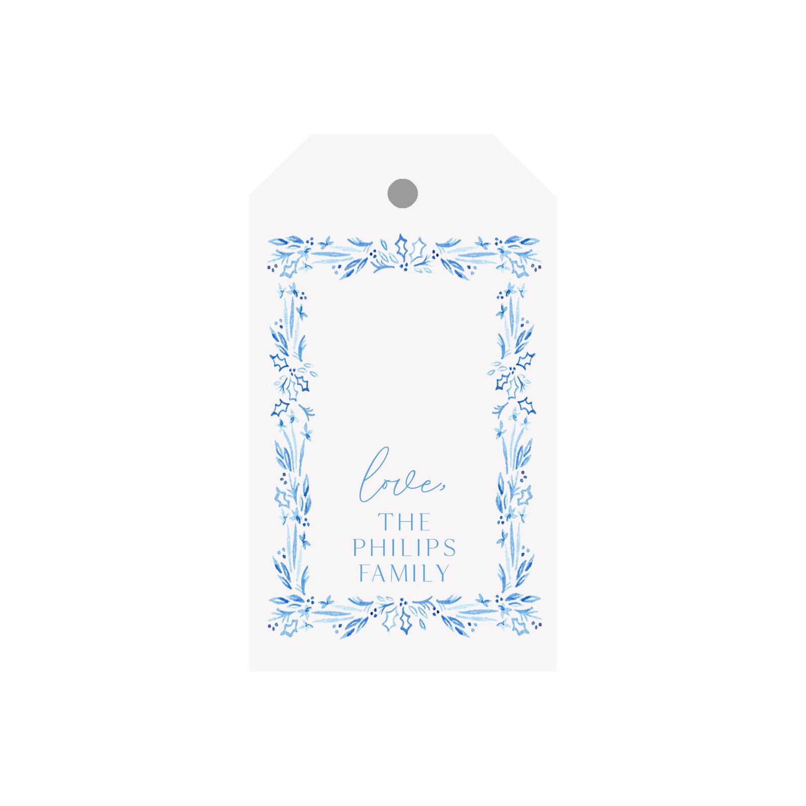 Paperwhites Personalized Luggage Gift Tags