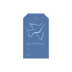 Peace Dove Luggage Gift Tags
