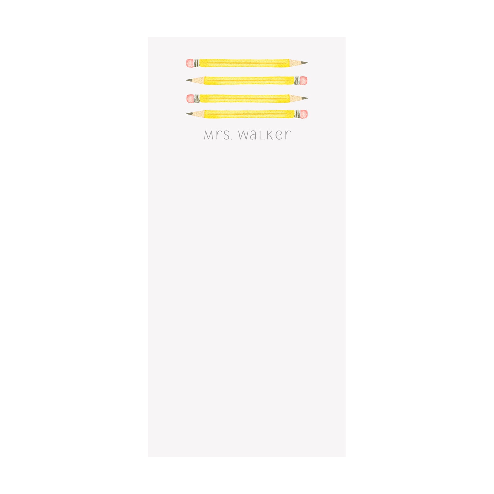 Pencils Notepad- Personalized