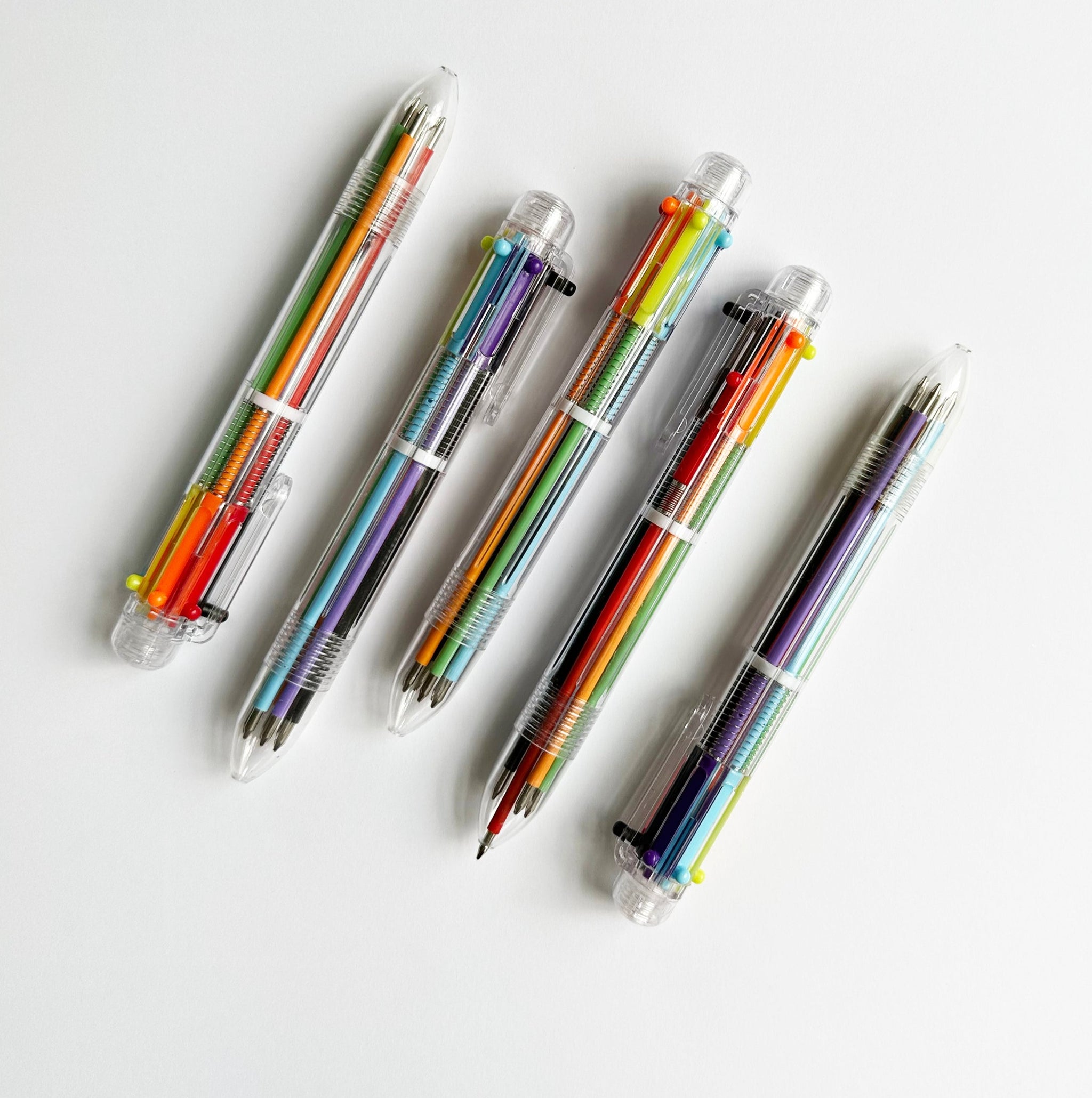 Party & Valentine Favors- 6-in-1 Multicolor Ballpoint Pen - Brake Ink  Stationery