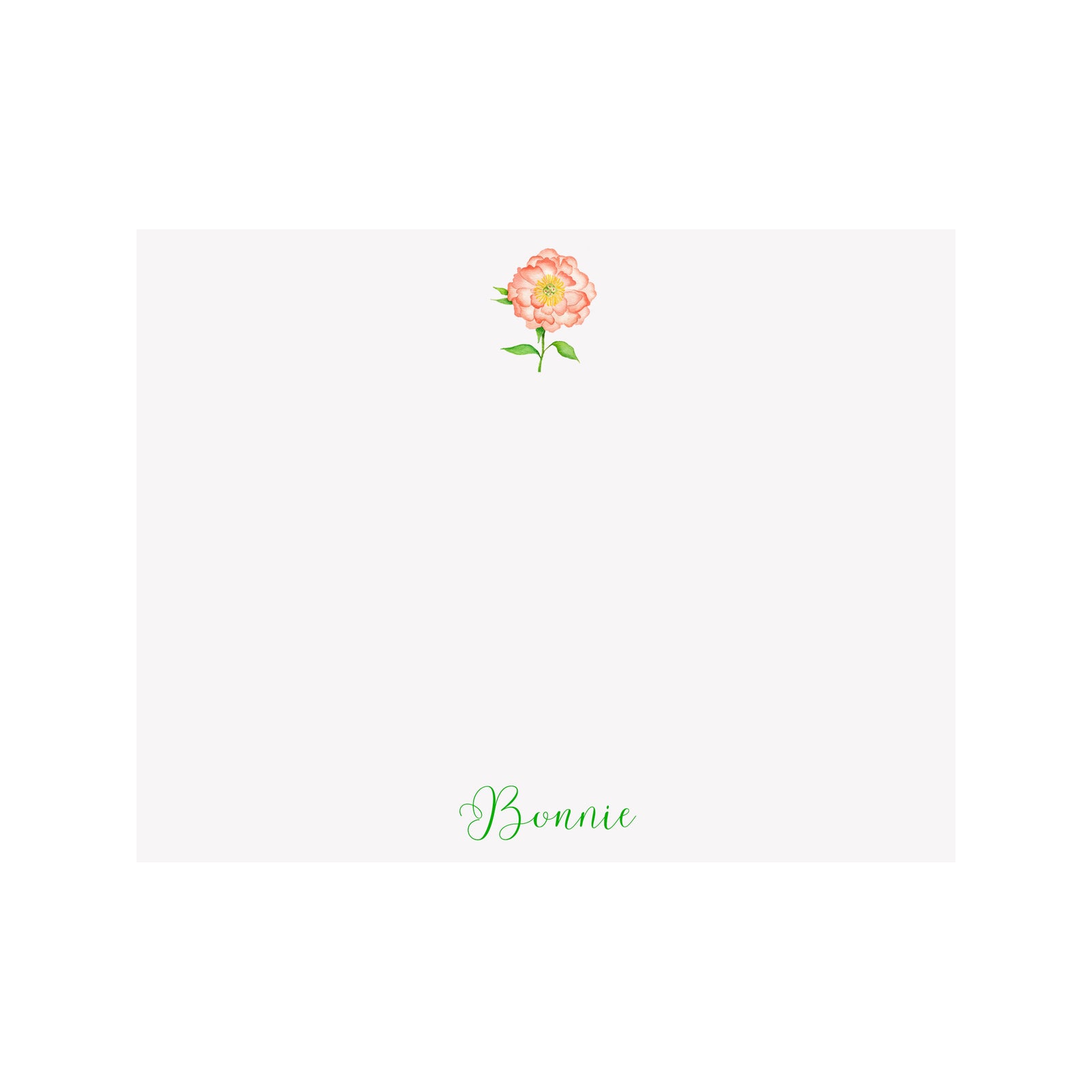Peony Stationery
