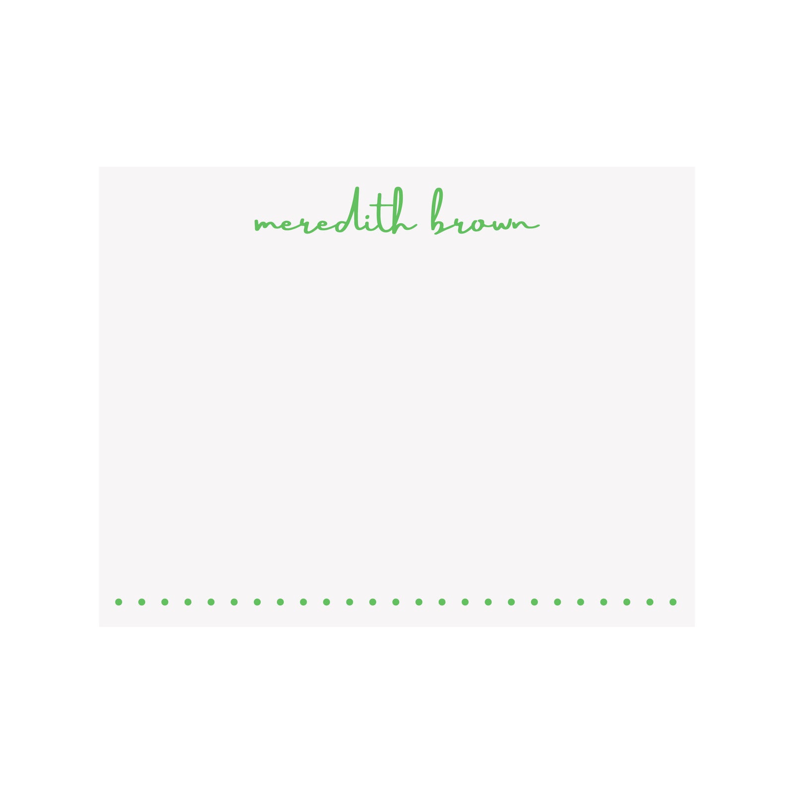 Personalized Name Stationery- Brush Script