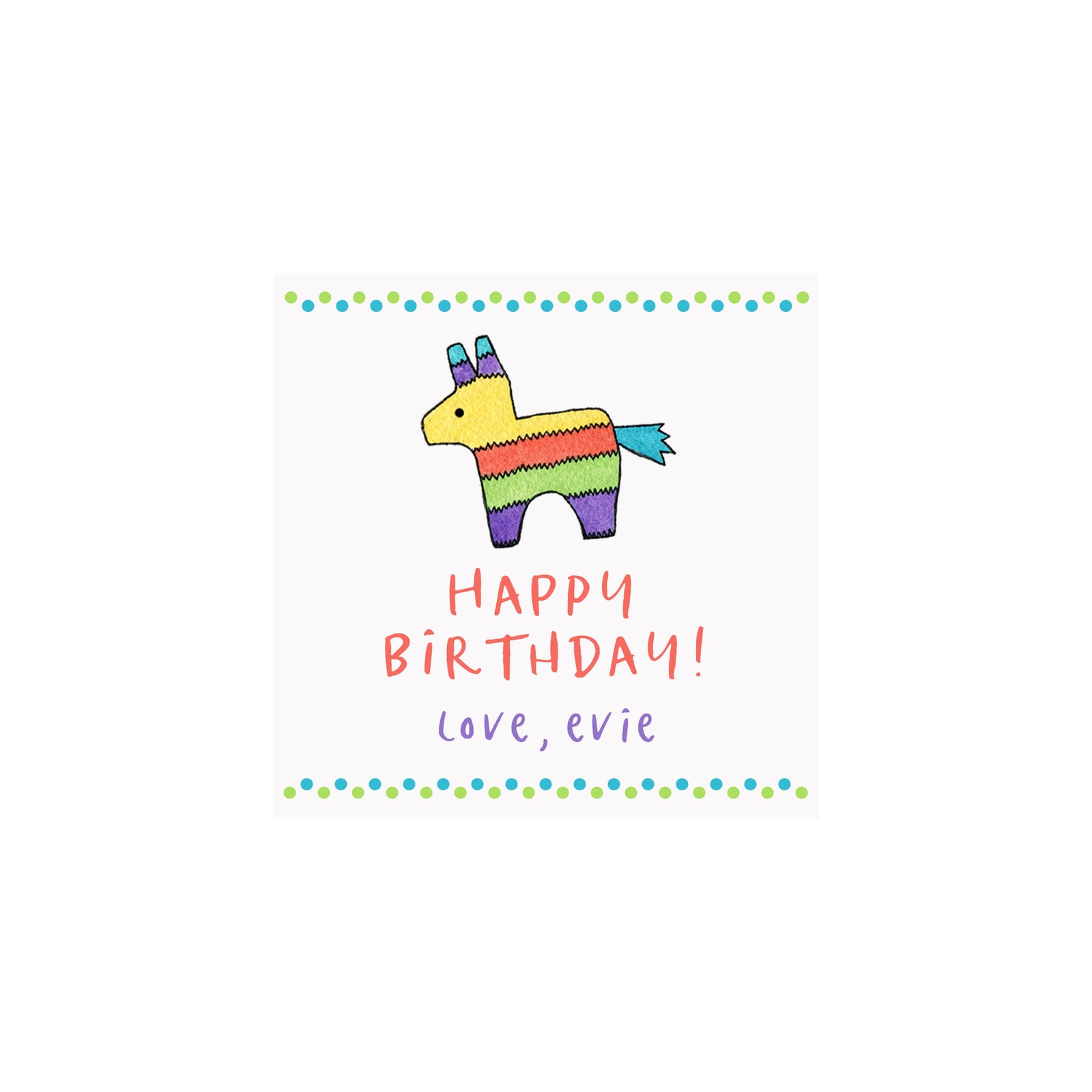 Pinata Gift Tags & Stickers