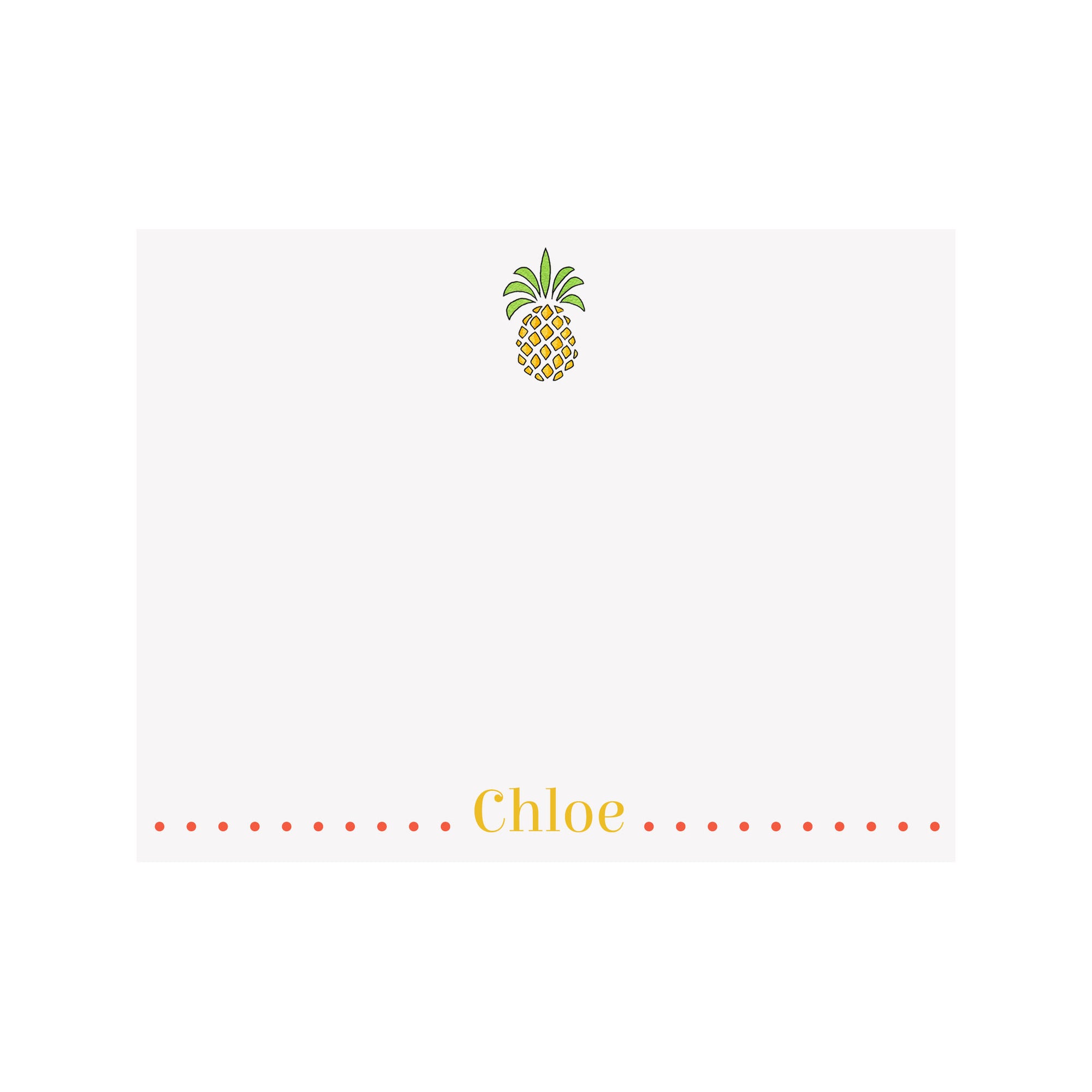 Pineapple Stationery