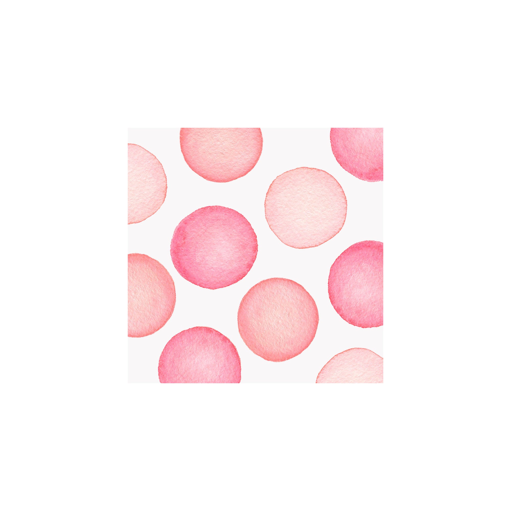 Jumbo Dots Gift Tag- Pink