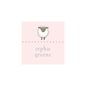 Sheep Gift Tags & Stickers - Pink