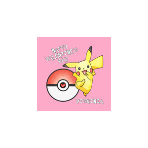 Poke mon Valentine Gift Tags & Stickers- Multiple Colors