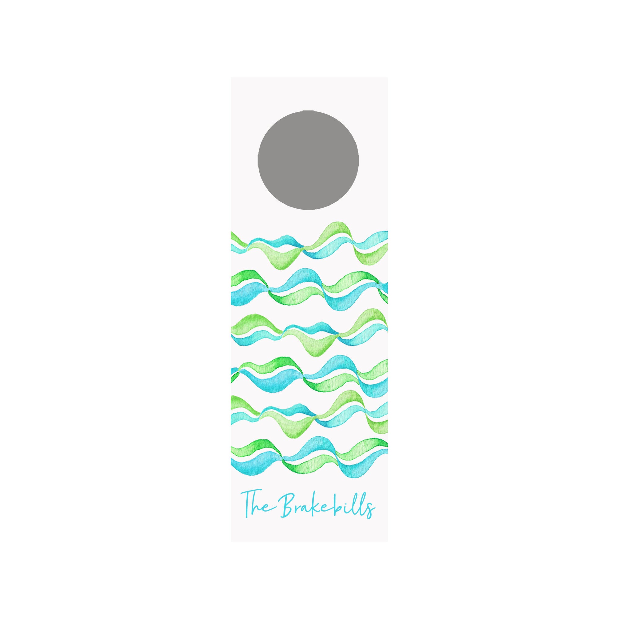 Poolside Personalized Wine Tag