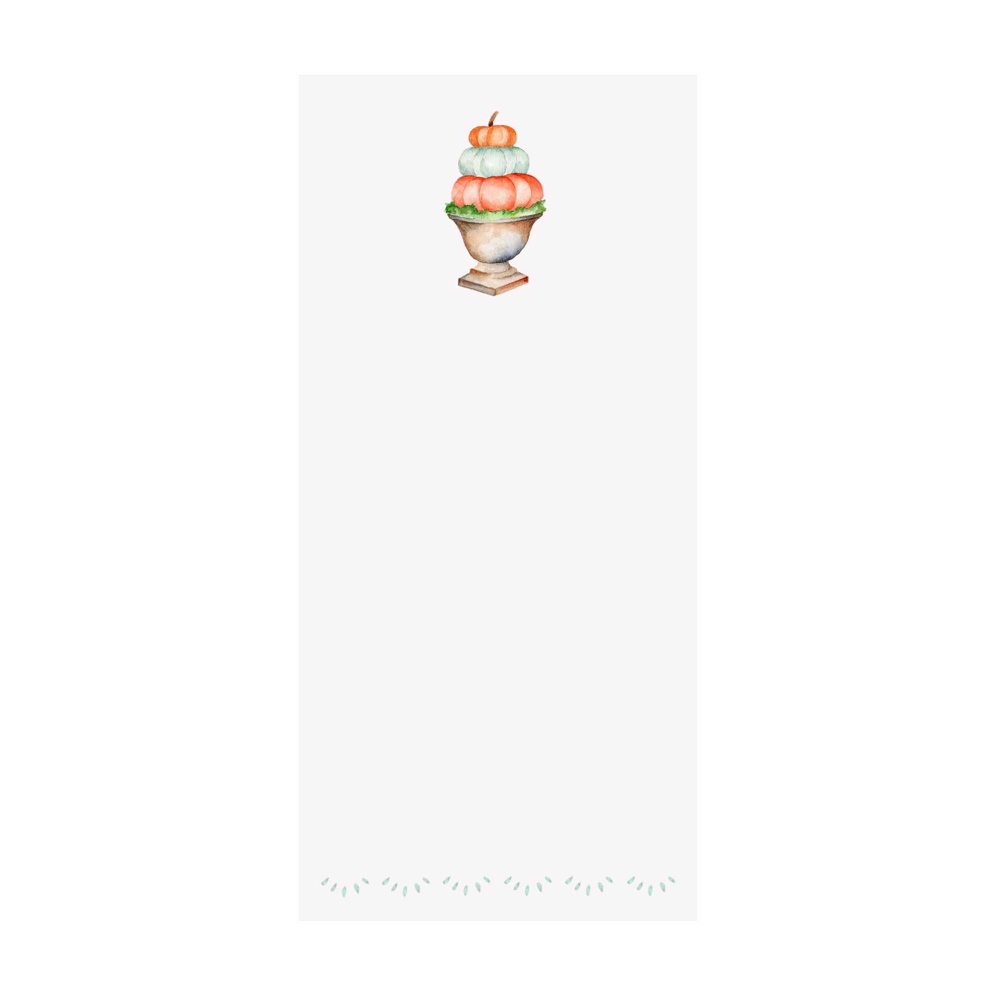 Pumpkin Topiary Notepad