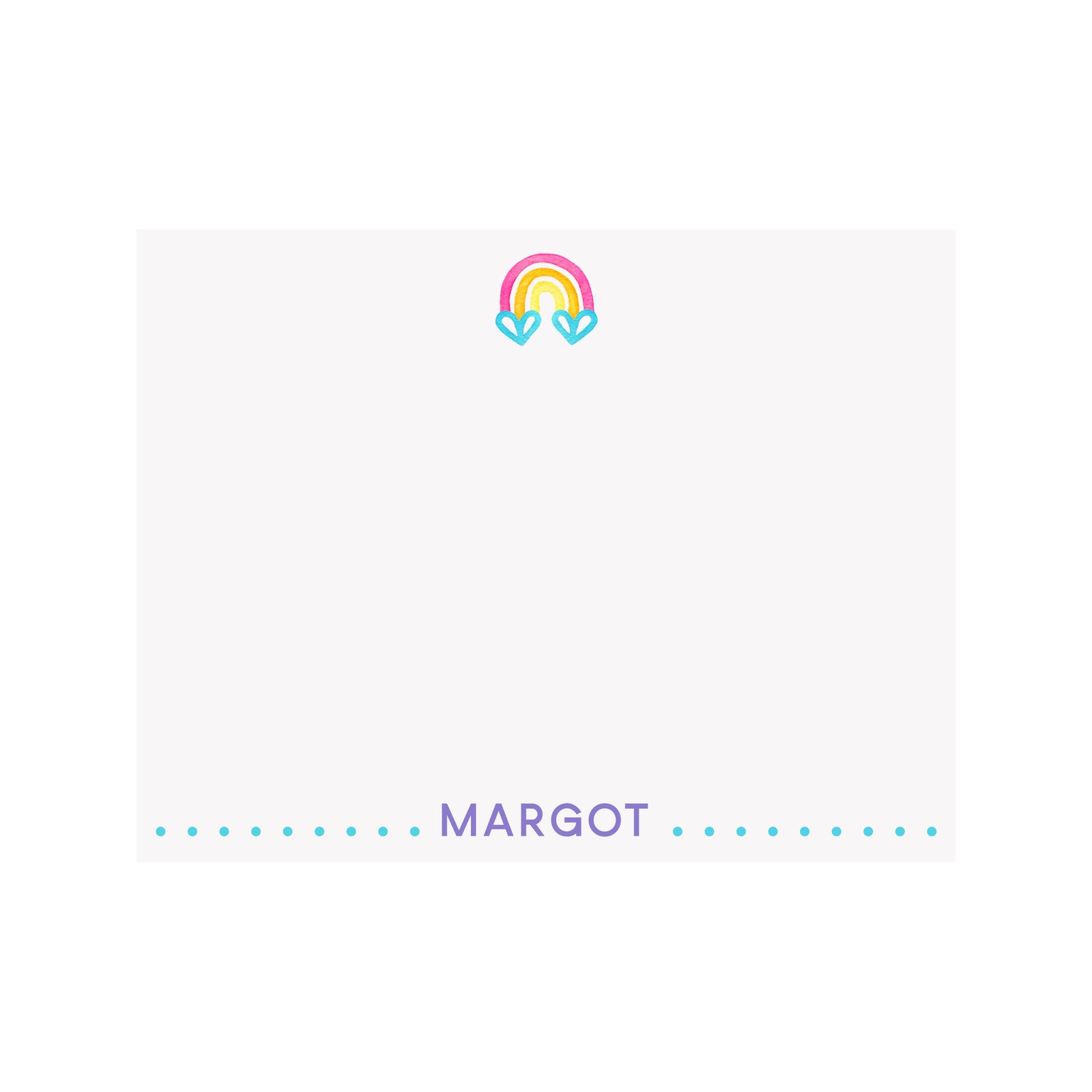 Rainbow Heart Stationery