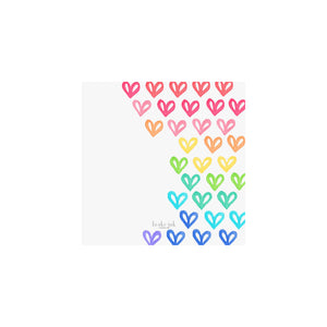 Rainbow Hearts Gift Tags & Stickers