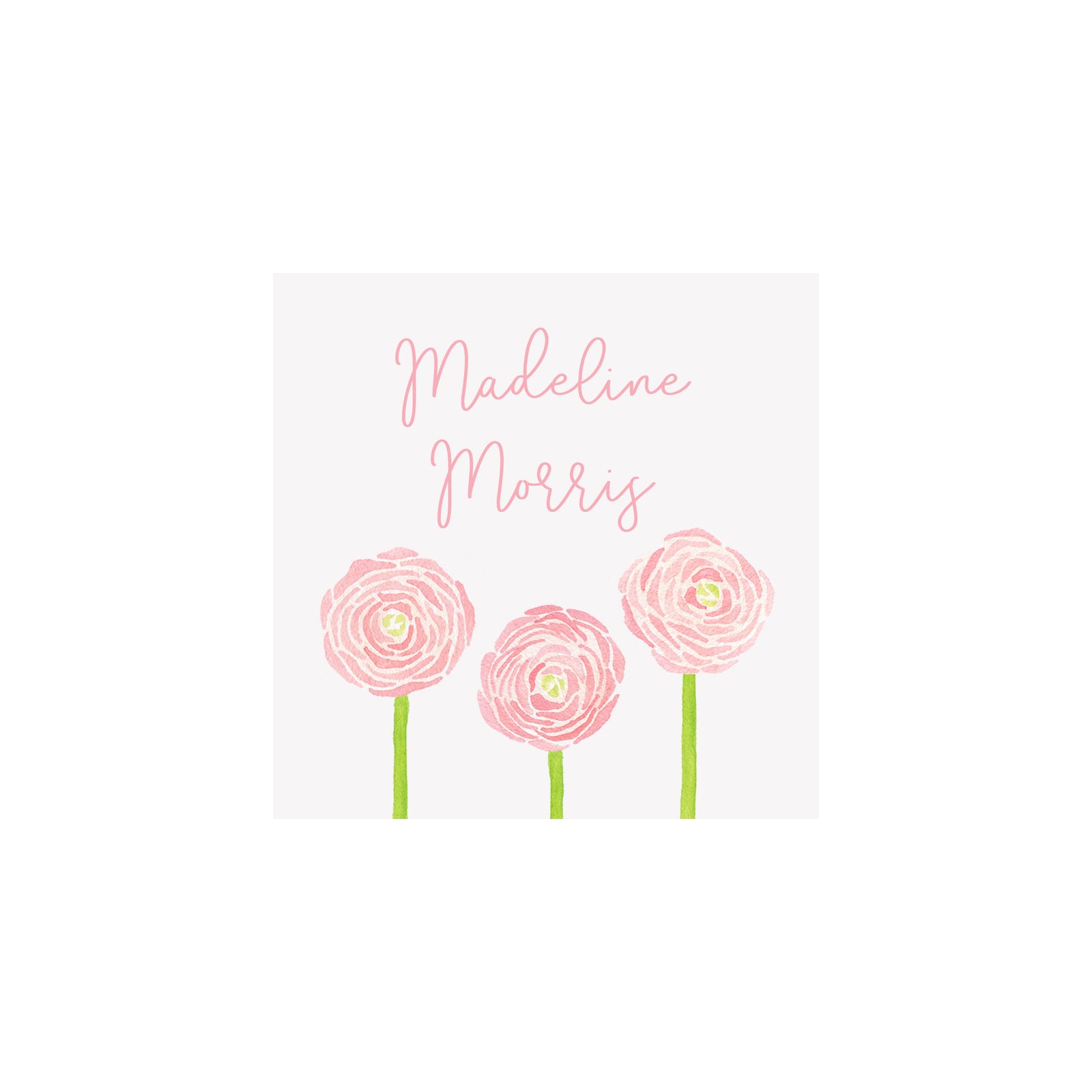 Ranunculus Gift Tags & Stickers