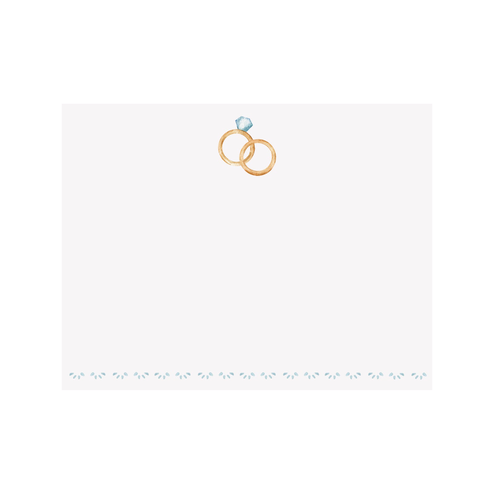 Wedding Rings Note Card