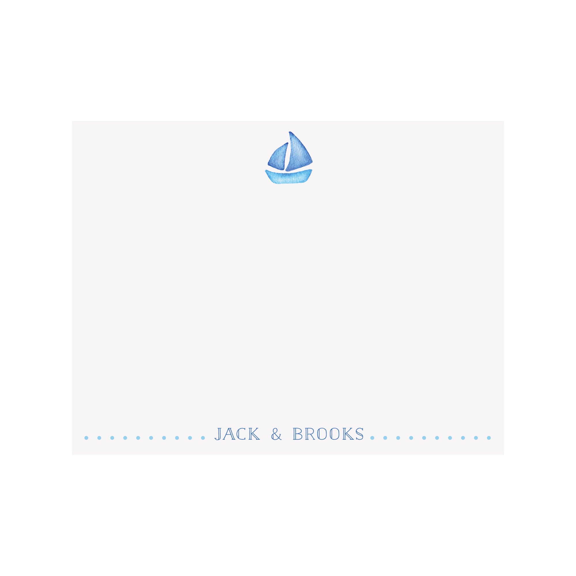 Sailboat Stationery