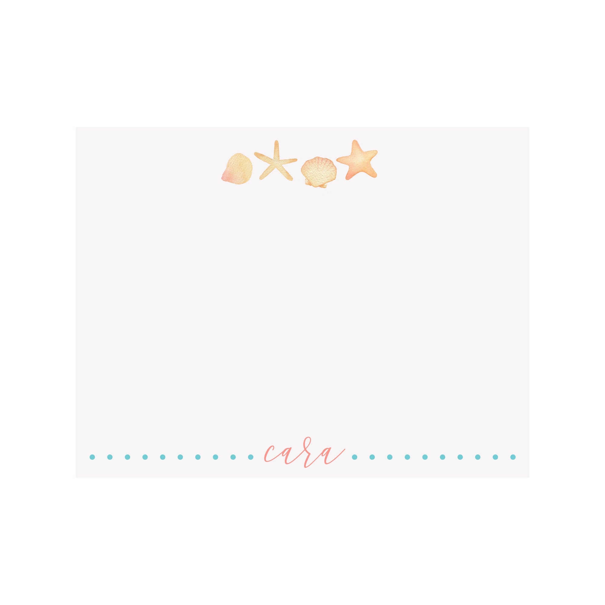 Seashells Stationery