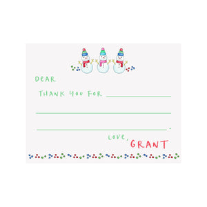 Snowman Stationery