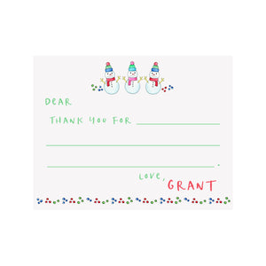 Fill-In Thank You Note Stationery