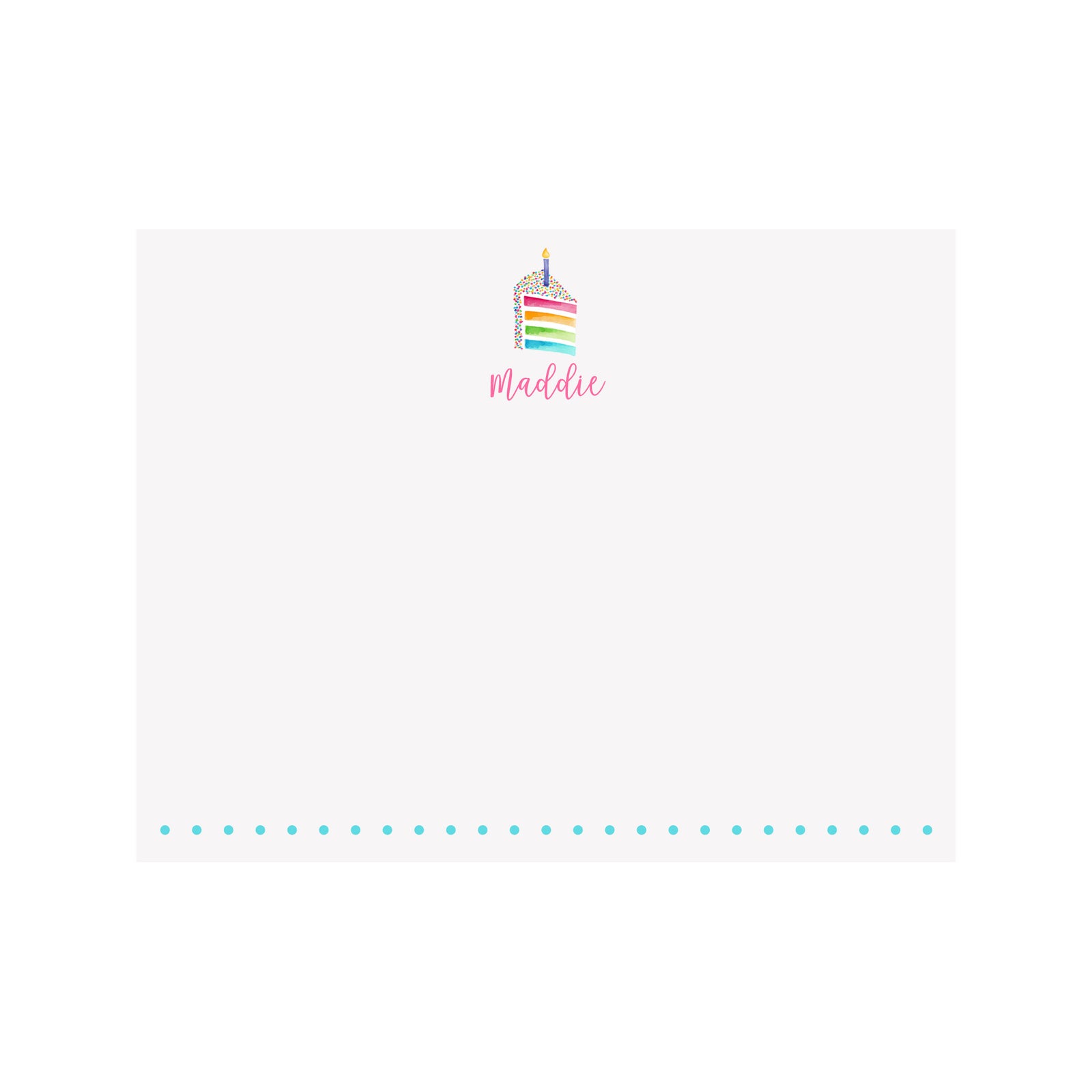 Sprinkles Cake Stationery