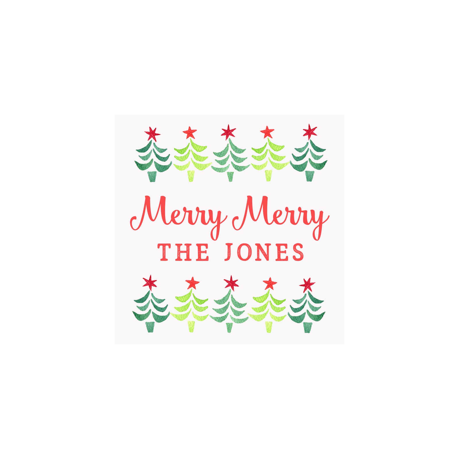 Starry Trees Personalized Gift Tags & Stickers