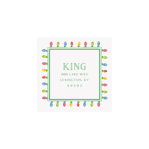 Return Address Stickers for Holiday Photo Cards & Invitations