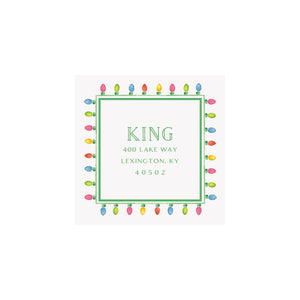 Return Address Stickers for Holiday Photo Cards & Invitations