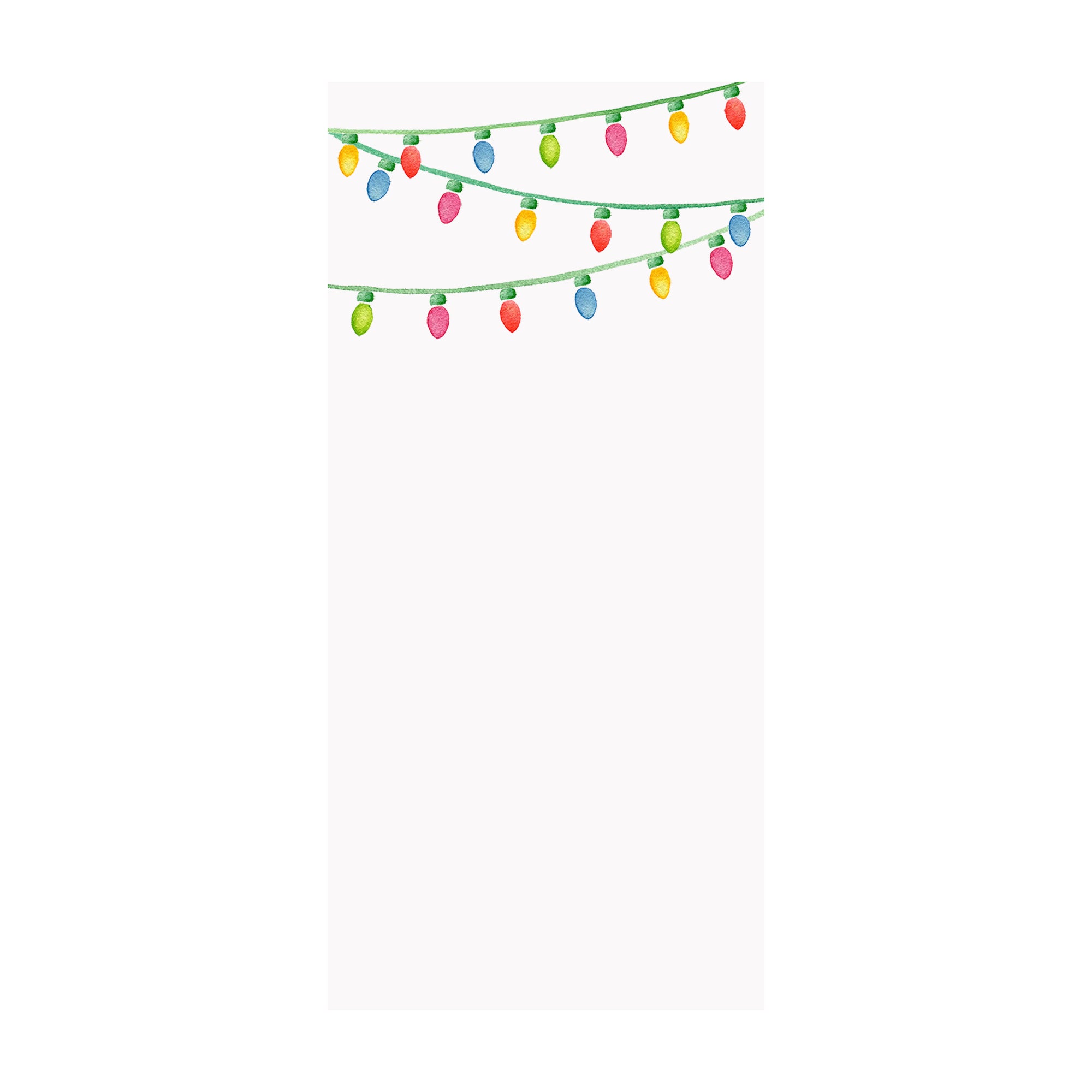 String Lights Notepad