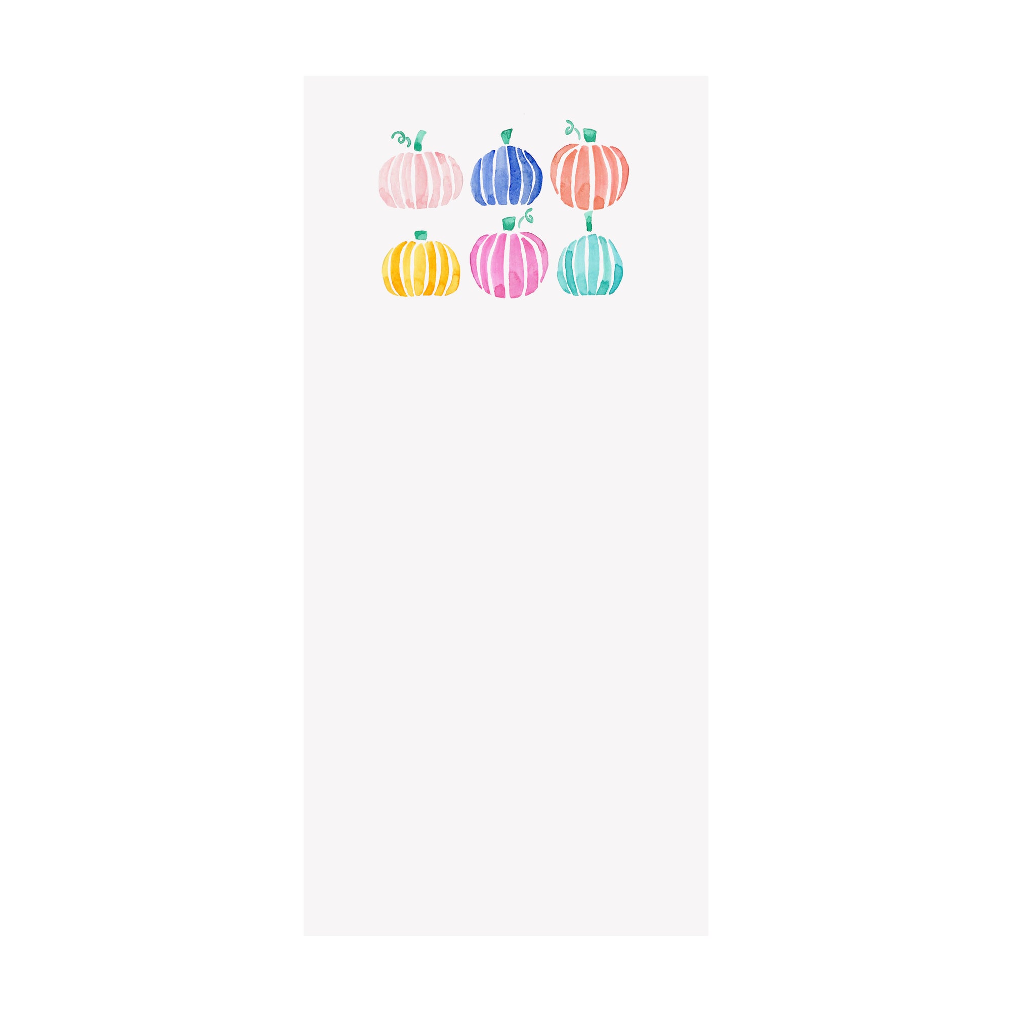 Striped Pumpkins Notepad