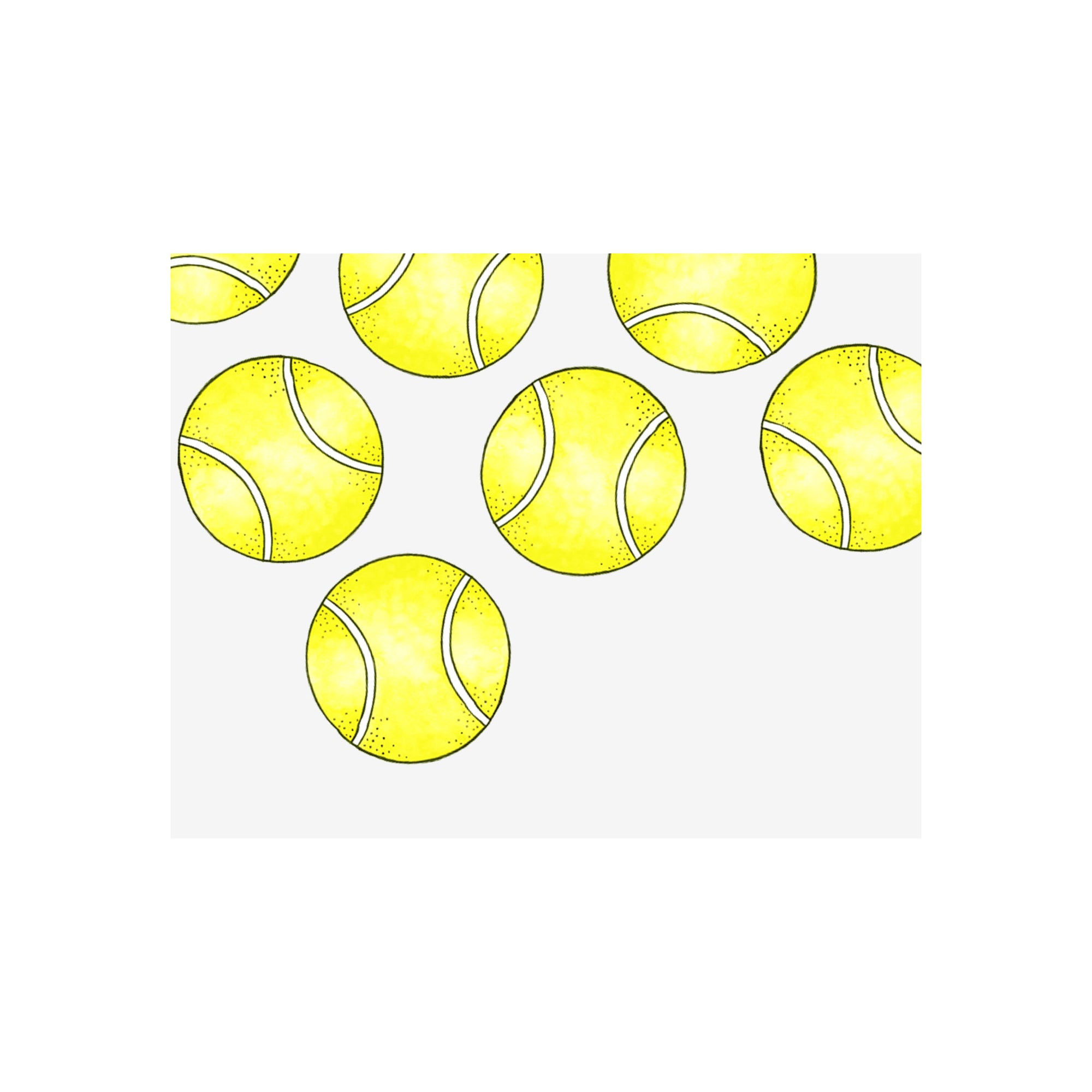 Tennis Note Cards