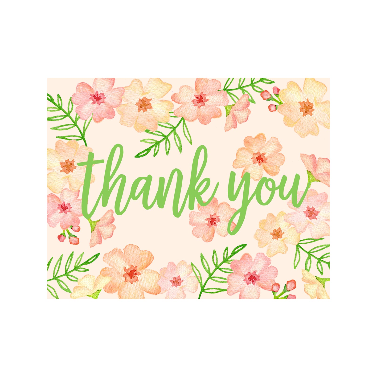 Thank You Greeting Card