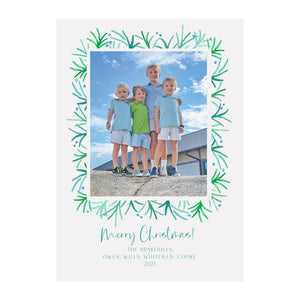 Tinsel Vertical Holiday Photo Cards