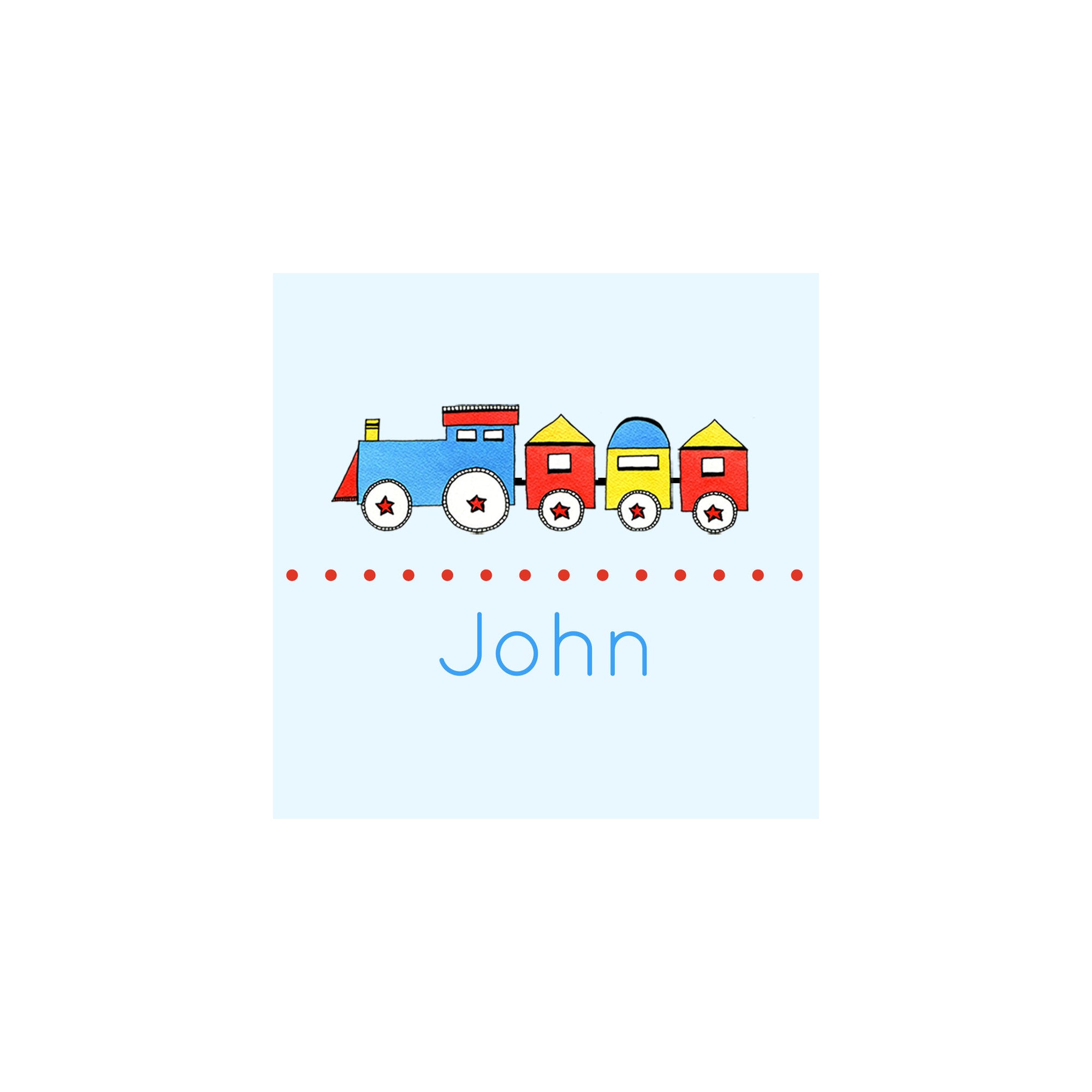 Train Gift Tags & Stickers