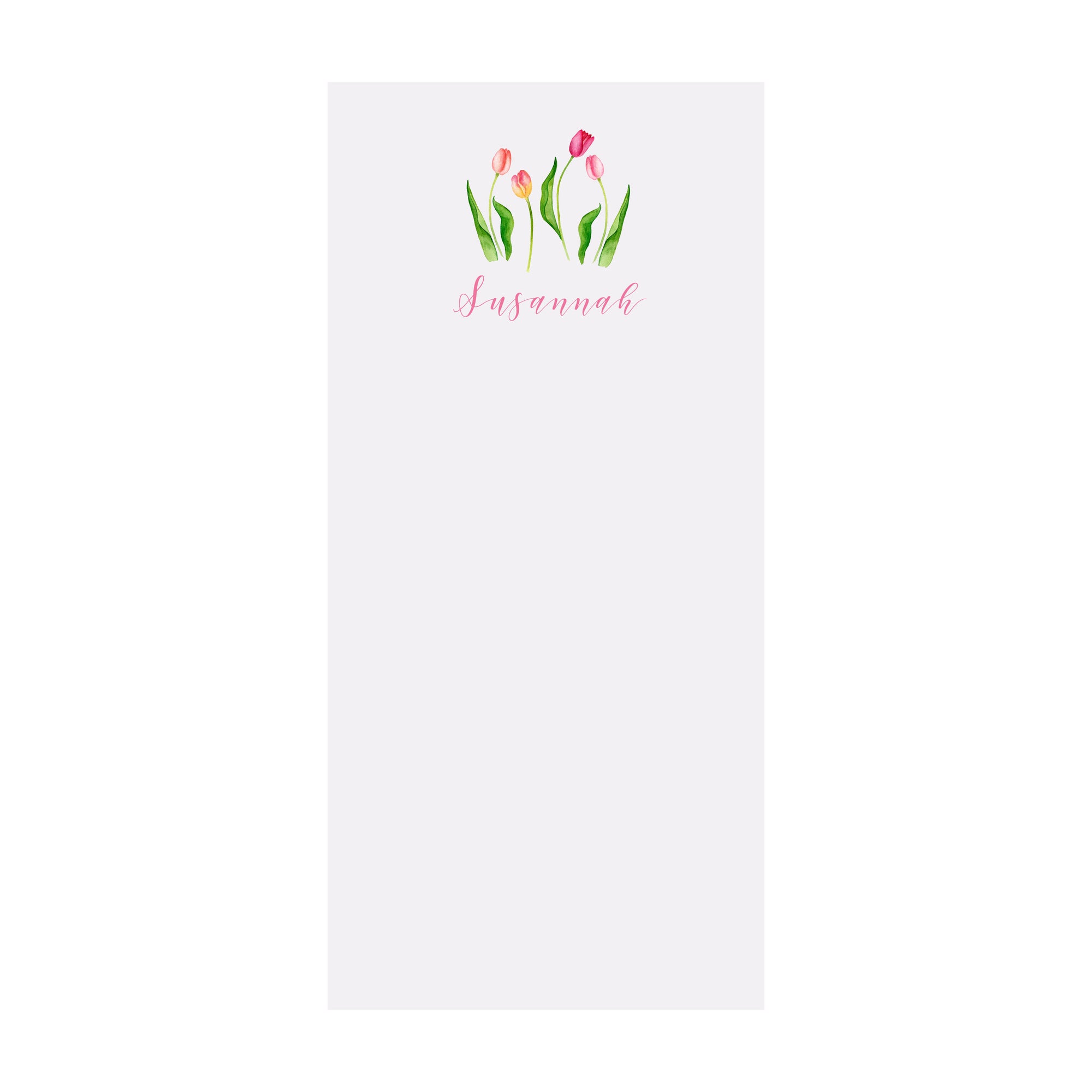 Tulip Notepad- Personalized