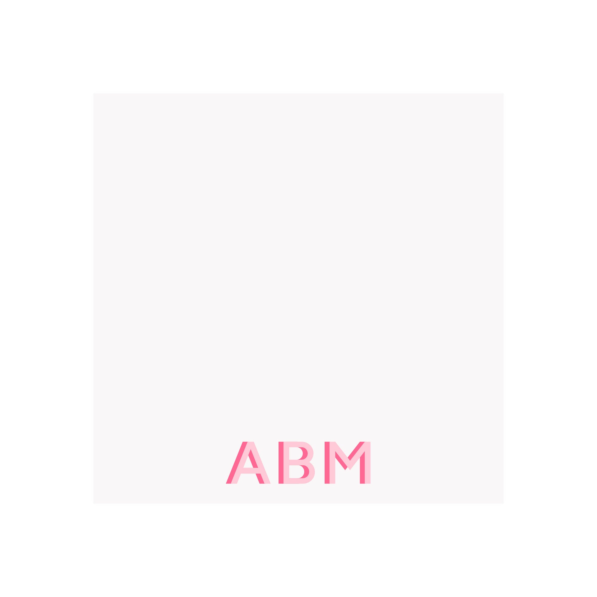 Personalized Two Tone Monogram Notepad- Assorted Colors