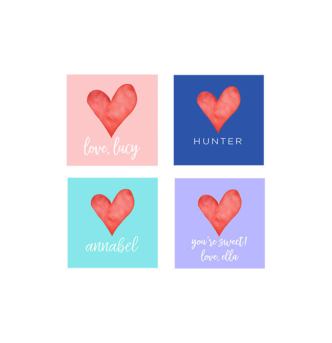 Heart Gift Tags & Stickers
