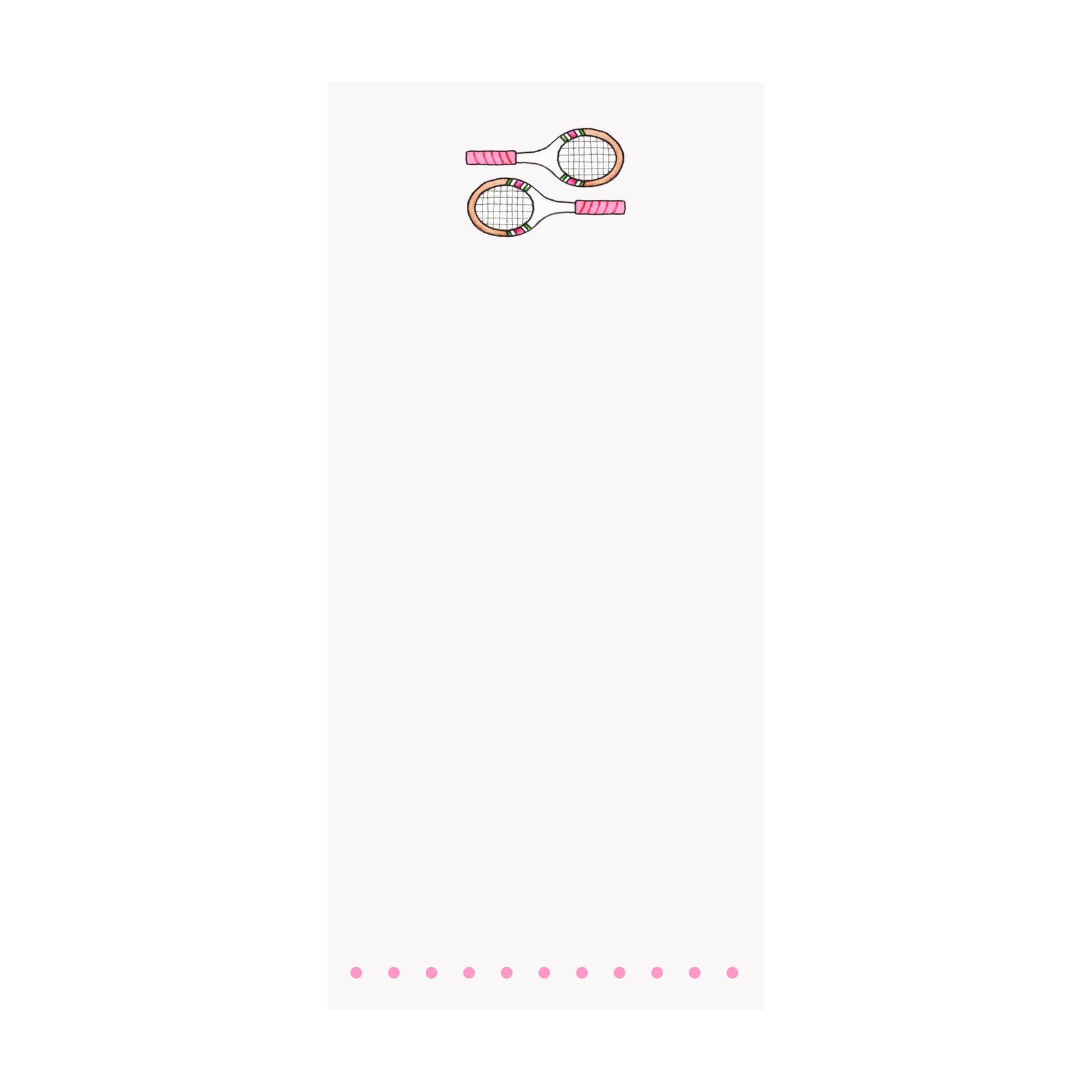 Vintage Tennis Notepad