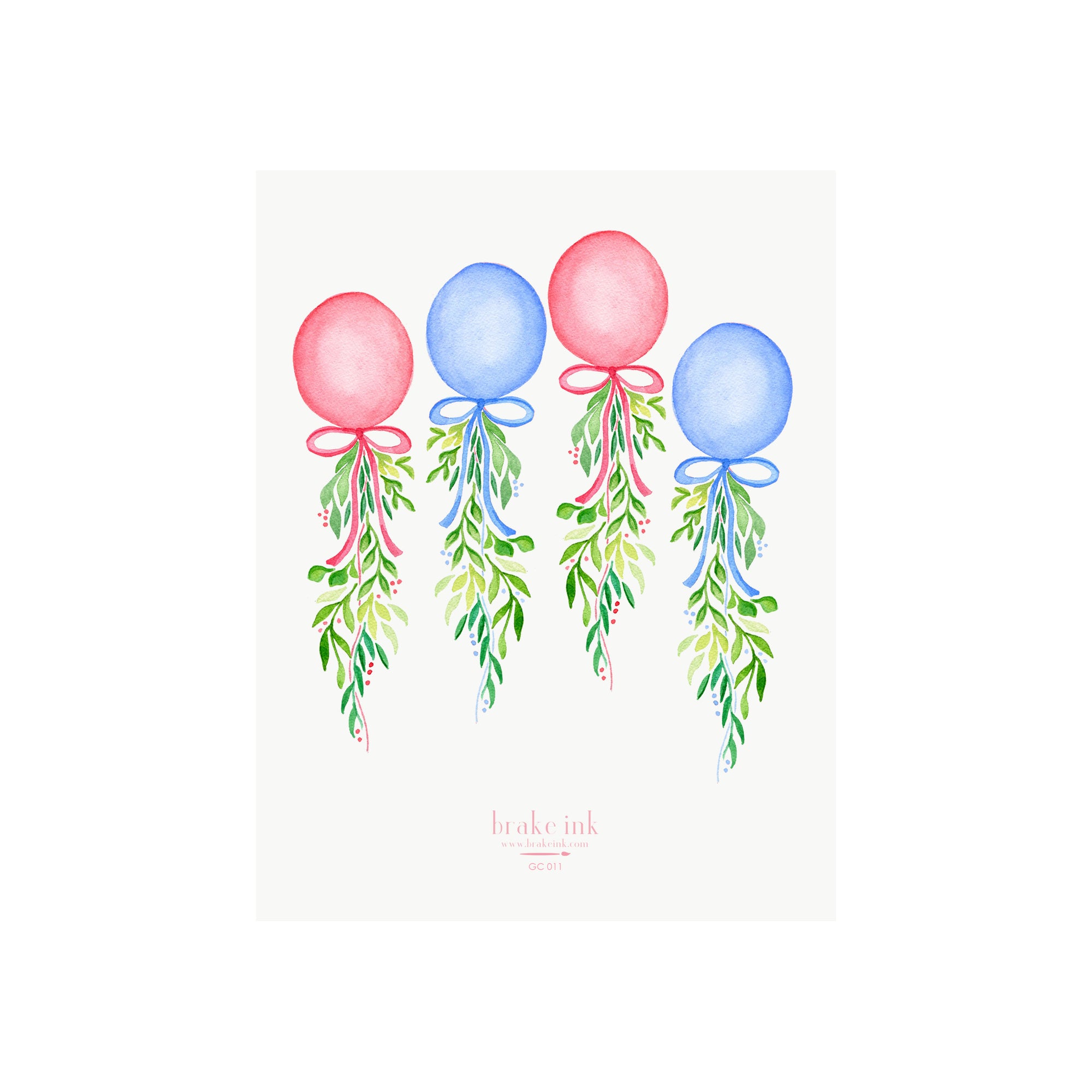 Welcome Baby Balloons Card